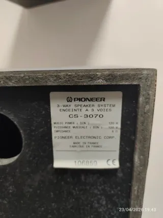 Altavoces Pioneer CS-3070 Negro