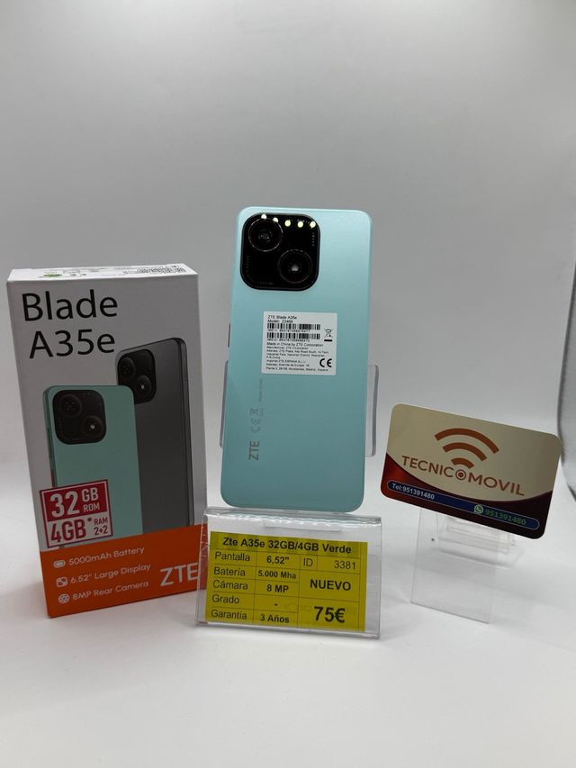 ZTE A35e 32GB Verde 4GB RAM