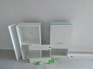 2 Muebles Salón Blancos