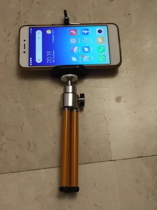 Trípode Aluminio y Soporte Móvil