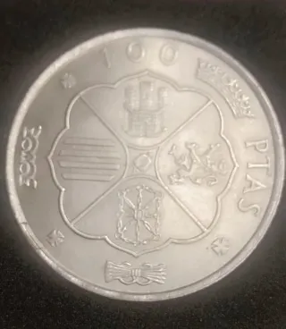 100 Pesetas 1966 Estrella 69 Plata