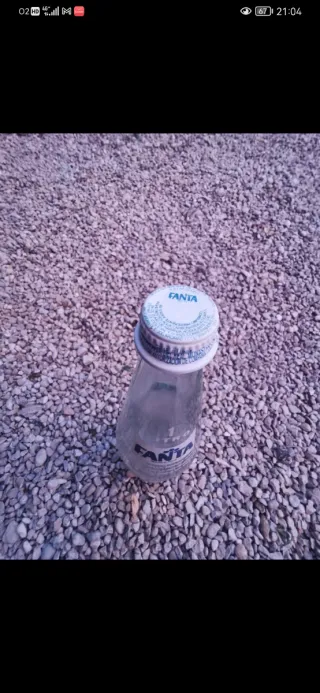 Botella Fanta Antigua Vidrio 1 Litro