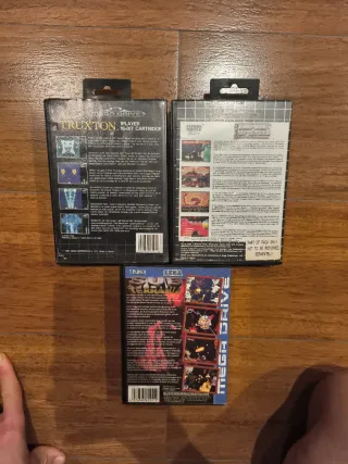 Mega Drive-truxton,Empire of Steel,SubterraniaLEER