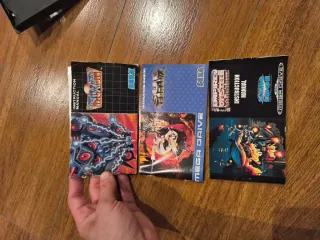 Mega Drive-truxton,Empire of Steel,SubterraniaLEER