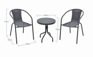 Set da balcone Mistral di Essenciel