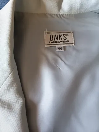 Conjunto Chaqueta Larga y Vestido DIVA'S Azul
