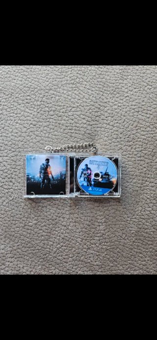 Battlefield 4 ps4 ps1 mini cd NFC portachiavi