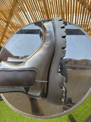 Botas Chelsea Zara Hombre Negras