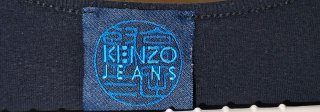 Camiseta Kenzo Jeans Negra Mujer Original