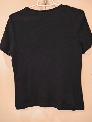 Camiseta Kenzo Jeans Negra Mujer Original