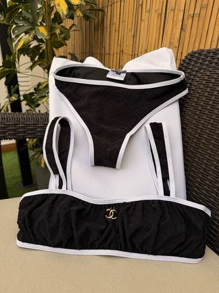 Bikini Chanel Negro Talla M