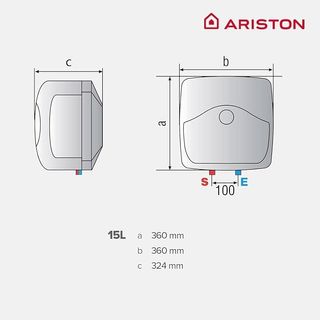 Ariston Blu Evo RS Termo Eléctrico 15L