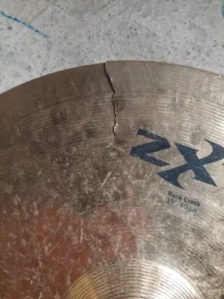 Platillo Zildjian Batería Roto