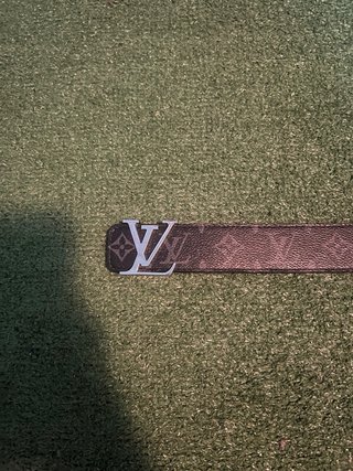 Cintura Louis Vuitton Nero e Grigio