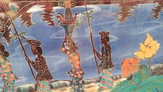 Quadro batik originale Bali