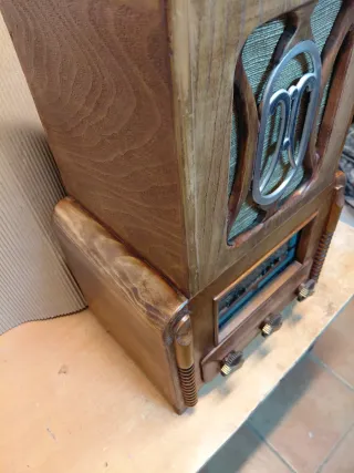 Radio Antigua Madera Decorativa