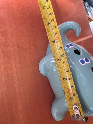 Figura Dinosaurio Hucha Porcelana Vintage
