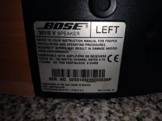 Altavoces Bose Negros y Marrones