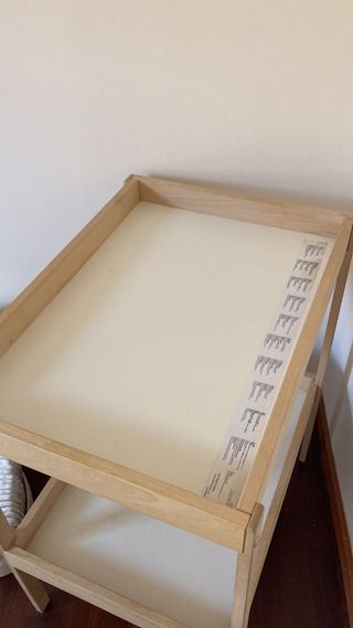 Cambiador de bebé madera