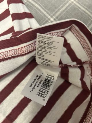 Camiseta de manga larga Scuffers a rayas