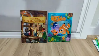 Libros infantiles, novela y enciclopedia.