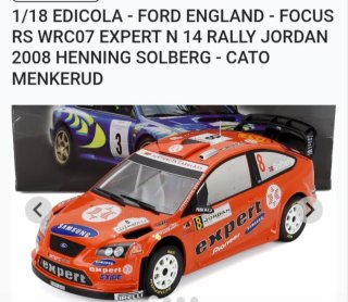 Chiedere la disponibilita ..Ford WRC 1:18 Rally