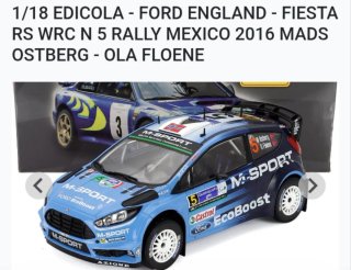 Chiedere la disponibilita ..Ford WRC 1:18 Rally
