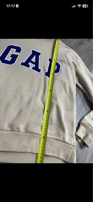 Sudadera Lefties estampado GAP Beige