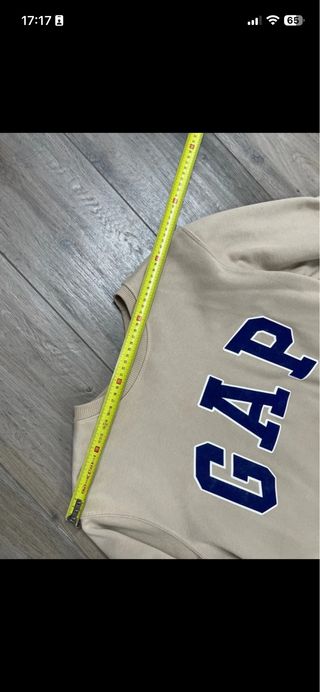 Sudadera Lefties estampado GAP Beige