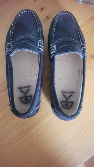 Zapatos niño azul marino talla 35