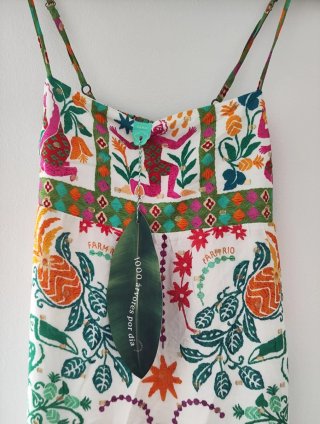 Vestido Farm Rio Midi Talla PP (XS)