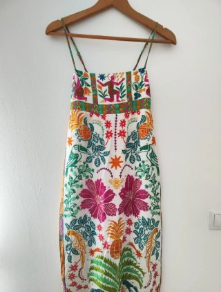 Vestido Farm Rio Midi Talla PP (XS)