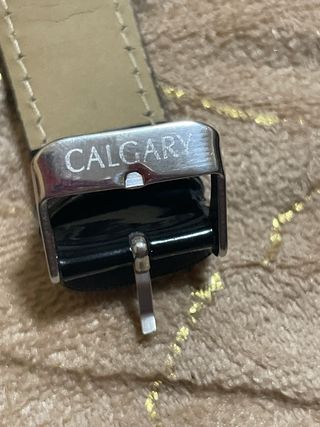 Reloj Calgary Negro y Plateado