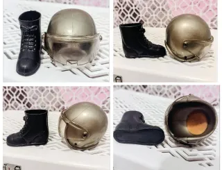 ANTIGUO MUÑECO GEYPERMAN MOTORISTA  AÑOS 70/80