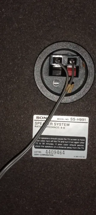 Altavoces Sony SS-H991 (2 unidades)