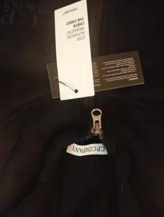 Sudadera CP Company Negra con Gafas L