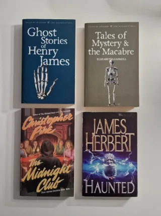 Lote 4 libros de terror en inglés