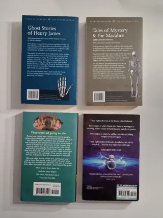 Lote 4 libros de terror en inglés