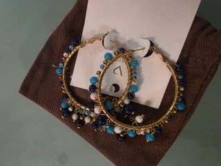 Orecchini cerchio sfere mix Vestopazzo