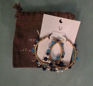 Orecchini cerchio sfere mix Vestopazzo