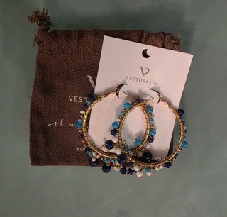 Orecchini cerchio sfere mix Vestopazzo