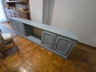 REGALO Armario de salón madera y cristal (RECOGER)