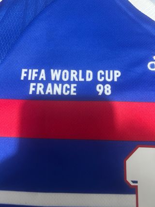 Camiseta Francia Zidane Mundial 98 Adidas