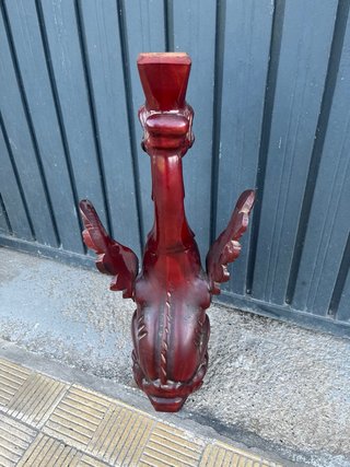 Figura Dragón Madera Tallada