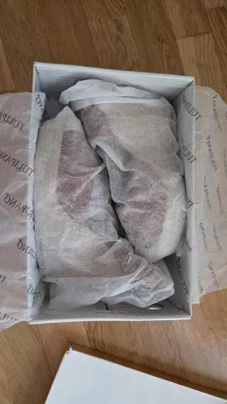 Sandalias cuña marrón