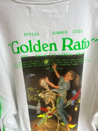 Felpa Off-White Golden Ratio