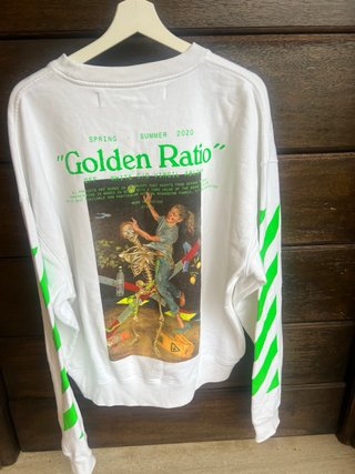 Felpa Off-White Golden Ratio