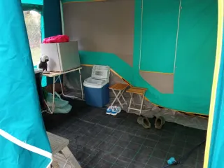 Carro tienda sin piquetas