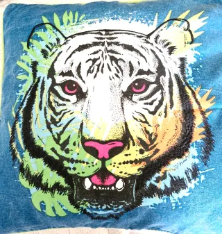 2 Cojines Tigre 45x45 cm