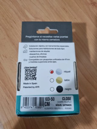 Cerradura AYR para puertas